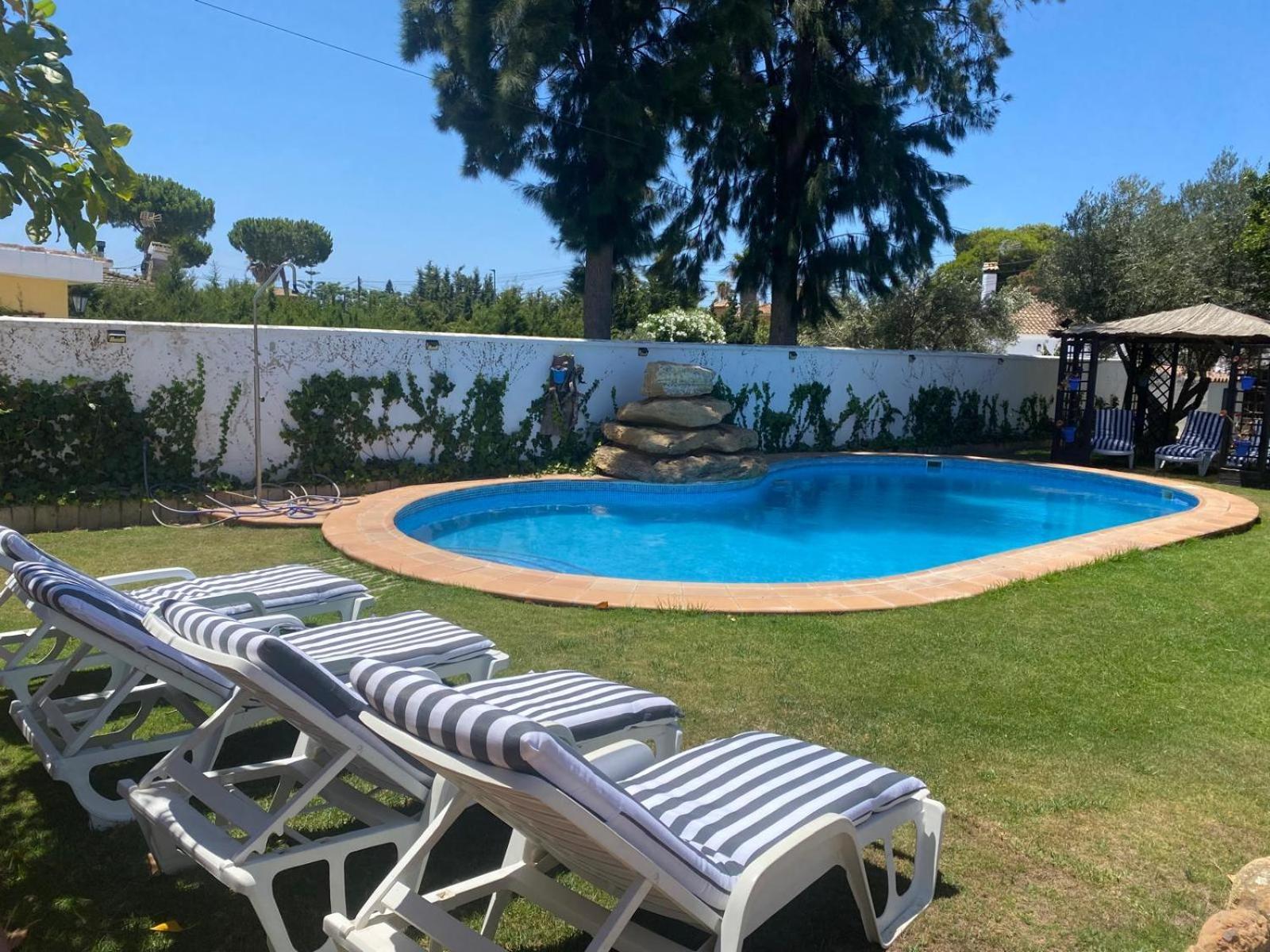 הוילה צ'יקלנה דה לה פרונטרה Gran Casa Con Piscina Privada By Chiclana Dreams מראה חיצוני תמונה
